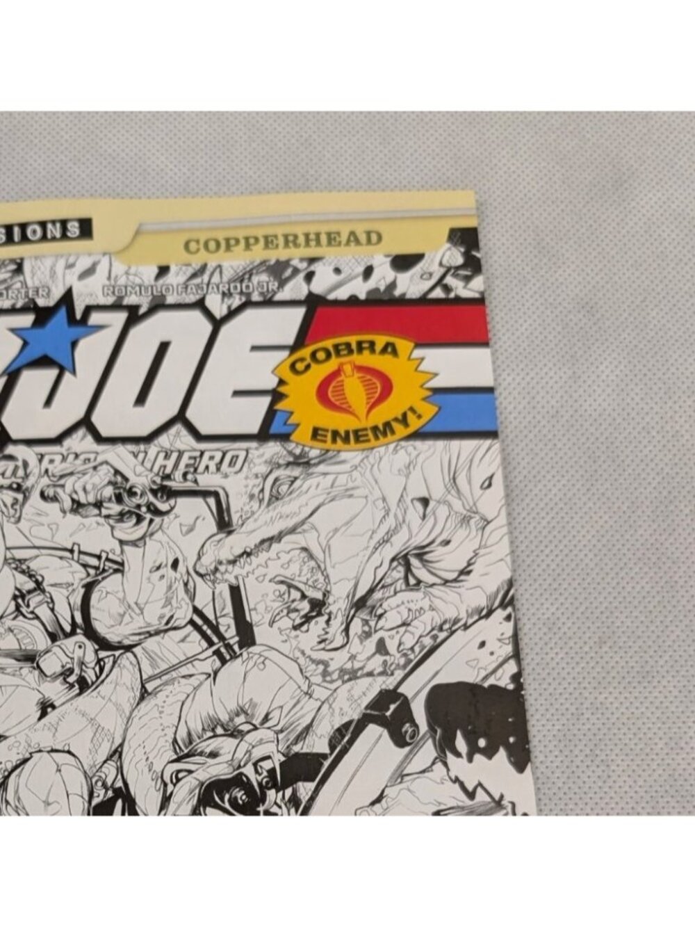 GI Joe SSSilent Missions COPPERHEAD #1 Prestige Variant Set A B & 1:10 Porter - Picture 9 of 11